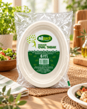 Ekolojik Oval Tabak 6 adet - Görsel 2