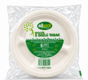 Ekolojik 3 Gözlü Tabak 26 cm