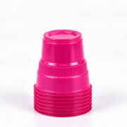 Lüx Plastik Bardak Koyu Pembe - Görsel 2